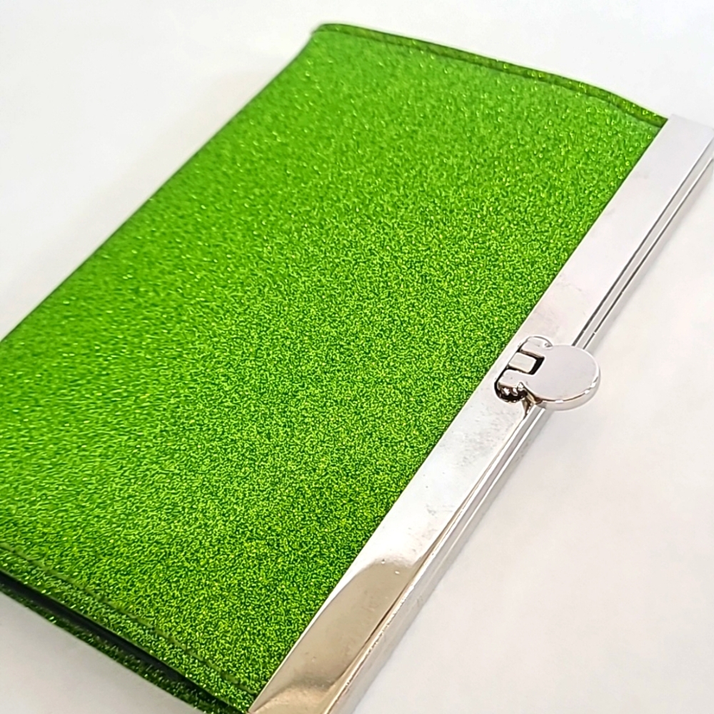 Sparkling Lime Green Wallet/Clutch